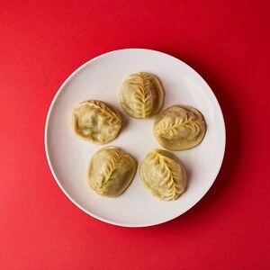 Манты пресные с картошкой и мясом
