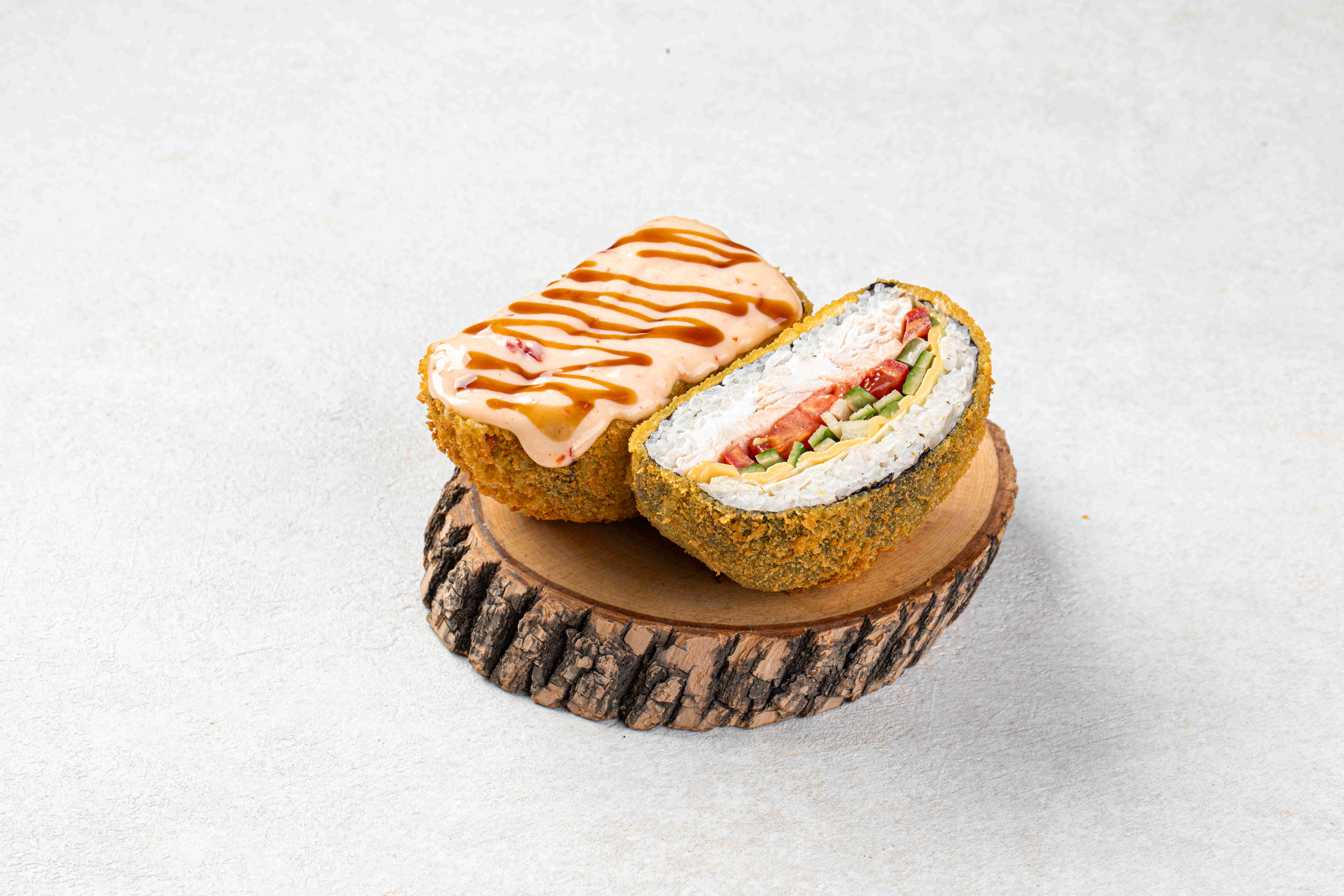 СУШИ-БУРГЕР С КУРИЦЕЙ